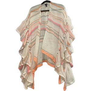 Cute Boho Express One Size Poncho/Coverup